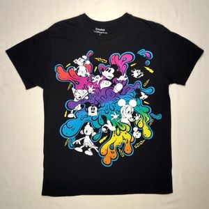 Disney Mickey Mouse Rainbow Doodle T-Shirt